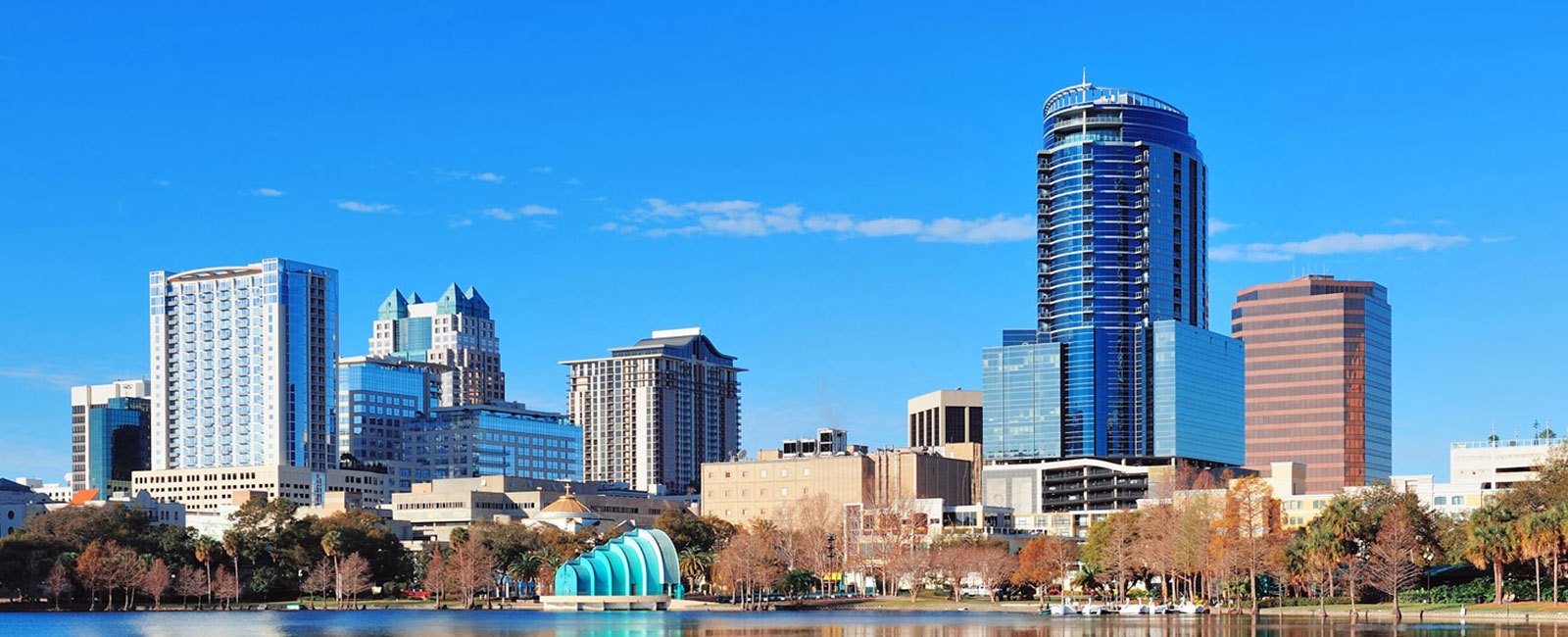 Orlando, Florida skyline.