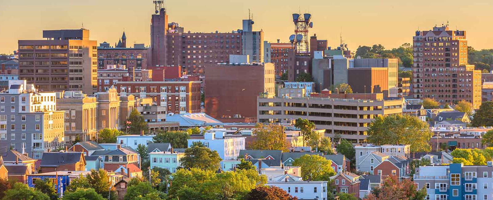 Portland, ME skyline.