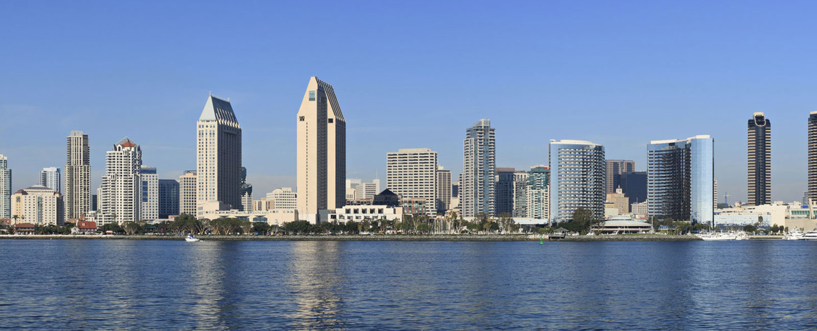 San Diego, CA skyline.